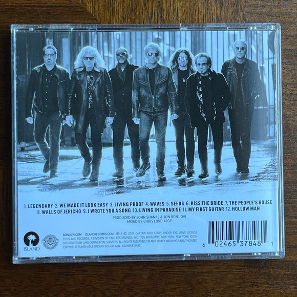 Bon Jovi Forever CD & Signed AUTOGRAPHED Art Card Brand New IN HAND 🔥✅ - Picture 6 of 6